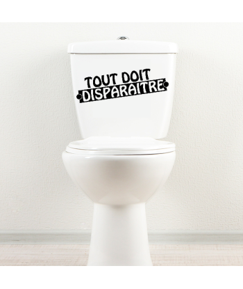 Stickers humoristique WC