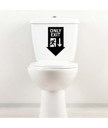 Stickers humoristique WC